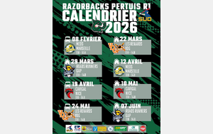Calendrier R1