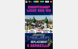 12U DEPLACEMENT MARSEILLE MED'S VS RAZORBACKS