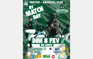 Championnat R1 déplacement MARSEILLE vs RAZORBACKS