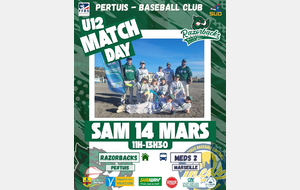 Championnat 12U RAZORBACKS vs MARSEILLE 2