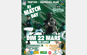 Championnat R1 RAZORBACKS vs GAPEAU REPORTÉ