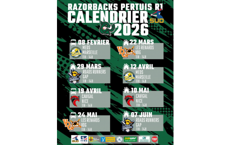 Calendrier R1