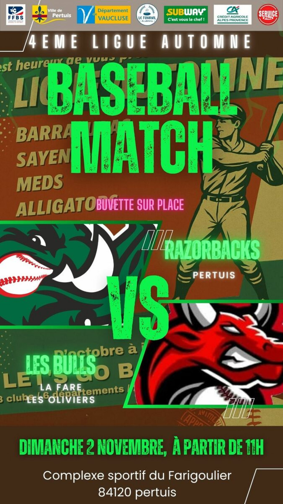 Match Razorbacks - Bulls